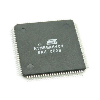 1 штука ATMEGA640V-8AU TQFP-100 QFP-100 Шелкография ATMEGA640V Новый Оригинальный чип IC