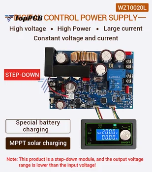 1000 Вт 100 В Высоковольтный MPPT Модуль Солнечной зарядки CC CV LED Цифровое Зарядное Устройство для панели солнечных батарей Регулятор напряжения