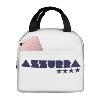 Azzurra, Подарок итальянских футбольных фанатов, Термоизолированная сумка для ланча, Изолированный пакет для бенто, Контейнер для ланча, Сумки для хранения продуктов высокого качества