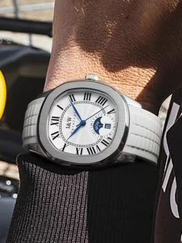 IW Мужские часы Лучший бренд, оригинальные спортивные мужские часы, Водонепроницаемые Автоматические механические наручные часы, мужские Relogio Masculino