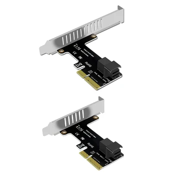 PCI E-SFF-8643 PCIE X4-SFF8643 Карта расширения PCI-EX4 / X8 / X16 Адаптер твердотельного накопителя PCIE-U2