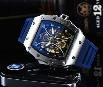 Reloj Hombre, элитный бренд RM, наручные часы, модные кварцевые часы с головой призрака, мужские часы в форме бочонка с вином, индивидуальность