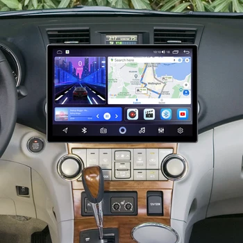 Tesla Style 13,1/12,5-дюймовый 2K QLED-Экран Для Toyota Highlander 2 Kluger XU40 2007-2013 Android GPS Автомагнитола CarPlay