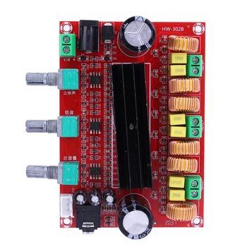 TPA3116D2 Плата цифрового усилителя мощности 2x80 Вт + 100 Вт басов 2.1 Модуль аудиоусилителя для аудиосистемы DIY Speakers