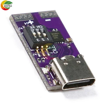 Type-C USB-C PD2.0 USB-приманка от 3,0 до постоянного тока, триггер быстрой зарядки, детектор опроса, модуль зарядки без платы