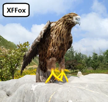 большая модель орла в реальной жизни, имитация пены и перьев, маленькие крылья, подарок для орла размером около 50x40 см xf0835