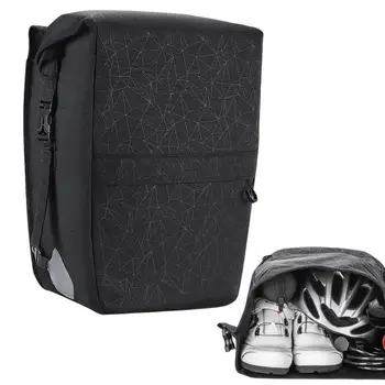 Велосипедная сумка для багажника Задняя стойка Багажник Велосипедная сумка-корзина Водонепроницаемая Велосипедная сумка большой вместимости для длительной езды на велосипеде
