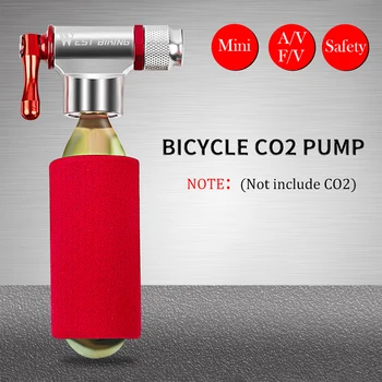 Велосипедный Портативный Мини-велосипедный насос Алюминиевый MTB CO2-инфлятор для баскетбола, футбола, велосипедных аксессуаров, насосов для велосипедных шин
