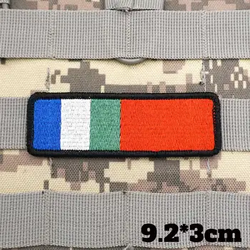 Военно-тактические нашивки французской АРМИИ, Нарукавная повязка, значок на рюкзаке с застежкой-крючком для одежды