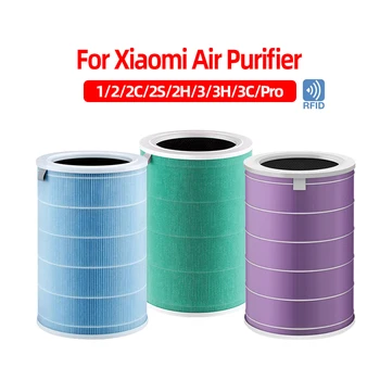 Воздушный фильтр Для Xiaomi Air Purifier 1/2 /2S/2C/3/3C/3H Pro Для Mi Air Filters с Активированным Углем Замена HEPA Фильтра