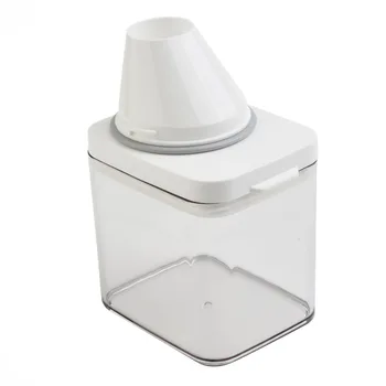 Дозатор для стирки, дозатор мыла, Коробка для хранения, Прозрачная Крышка, контейнер для порошка, Белый Пластик для стирки белья