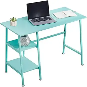 Дюймовый компьютер, современный студенческий Письменный стол для дома-офиса, стол-лестница, Кофе + черная ножка