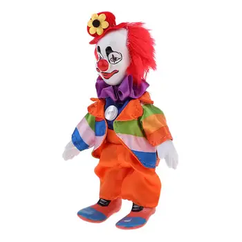 Забавные куклы-клоуны в красочной одежде Подарок на Хэллоуин Украшение дома