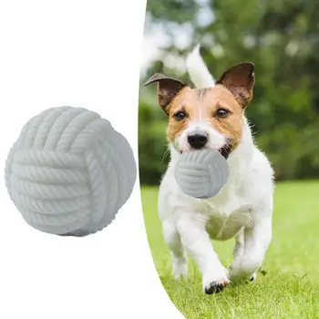 Игрушка для собак, пищащая, устойчивая к укусам, Звуковая игрушка для домашних животных, Мультяшная Латексная игрушка для укуса в форме кости