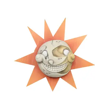 Игрушка-фигурка Лунного и Солнечного Клоуна, Прочная и безопасная Игрушка-маска для косплея Лунного И Солнечного Клоуна, Забавная плюшевая фигурка Клоуна, Мультяшная игрушка для мальчиков