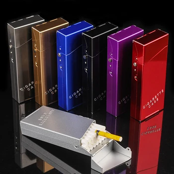 Коробка для защиты сигарет Современные чехлы из алюминиевого сплава для дома и бизнеса gass