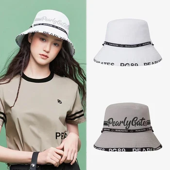 Летняя новинка Южнокорейского гольфа, женская спортивная Солнцезащитная дышащая шляпа с большим карнизом и открытым козырьком, шляпа-шар для рыбака