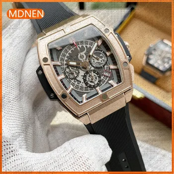 Мужские часы MDNEN 904l, кварцевые часы из нержавеющей стали 42 мм-HB