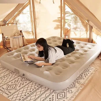 Надувной матрас для сна в спальне Футон Японский хаки Полноразмерный Надувной матрас Автомобильный Colchao Inflavel Мебель для кемпинга
