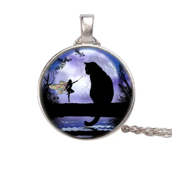 Ожерелье с кошачьей Луной, подвеска, ювелирное изделие, самый модный подарок к празднику