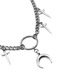 Ожерелье с подвеской, цепочка на ключицу, темпераментное колье, летние украшения
