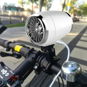 Портативный USB Мини-охлаждающий вентилятор со штативом, электрический вентилятор на руле велосипеда, уличный велосипедный вентилятор для кемпинга, верховой езды, путешествий, 4 скорости