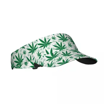 Спортивная солнцезащитная кепка с регулируемым козырьком, защита от ультрафиолета, пустой верх, солнцезащитная кепка для тенниса, гольфа, бега, листья трав