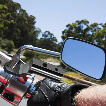 Удлинитель зеркала заднего вида для мотоцикла, Удобный кронштейн 8 см x 2,2 см