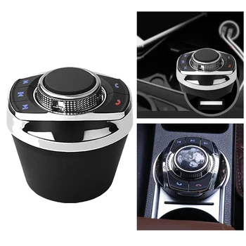 Универсальное беспроводное автомобильное рулевое колесо чашеобразной формы со светодиодной подсветкой, 8-клавишные кнопки управления для мультимедийного навигационного плеера Android