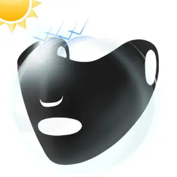 УФ-защитная маска для лица, охлаждающая маска для лица, Тонкий охлаждающий шелк, Летний Моющийся пылезащитный увлажняющий шарф для лица Для
