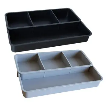 Ящик для хранения вилок и Ложек Кухонные Столовые Приборы Пластиковый Лоток Органайзер для посуды Ящик для посуды Разделитель ножей для кухни Ванной Комнаты